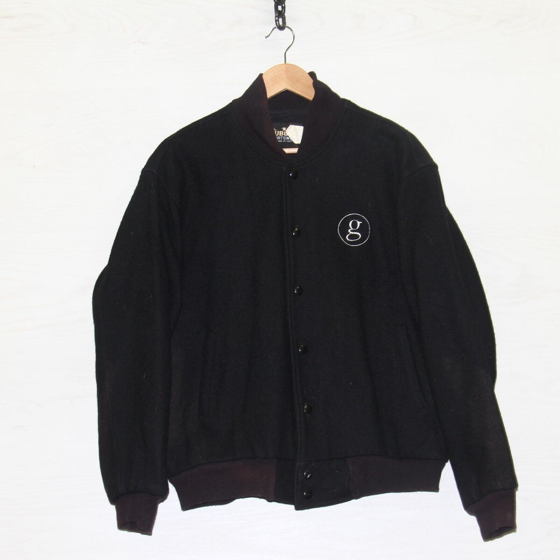 Vintage Garth Brooks World Tour Wool Varsity Jacket Large Made USA Country 90s