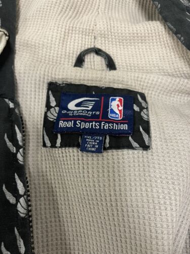 Toronto Raptors G-III Hoodie Bomber Jacket Size 2XL All Over Print NBA