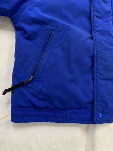 Vintage Eddie Bauer Jacket Size Large Goose Down Insulated Blue 90s