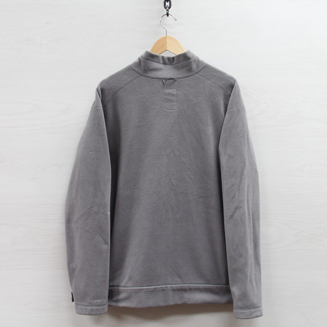 Vintage Nike ACG Therma Fit Fleece Jacket Size XL Gray Full Zip Thermal Layer 2