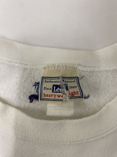 Vintage Silhouette Wolf Sweatshirt Crewneck Size XL White Nature 1993 90s