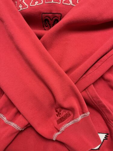 Vintage Kahne Dodge Chase Authentics Sweatshirt Hoodie Size XL Red NASCAR Racing