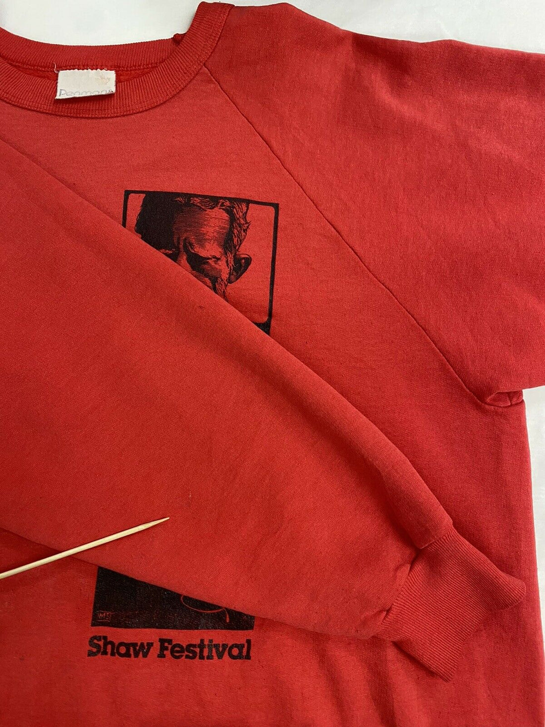 Vintage George Bernard Shaw Festival Sweatshirt Crewneck Size XL Red