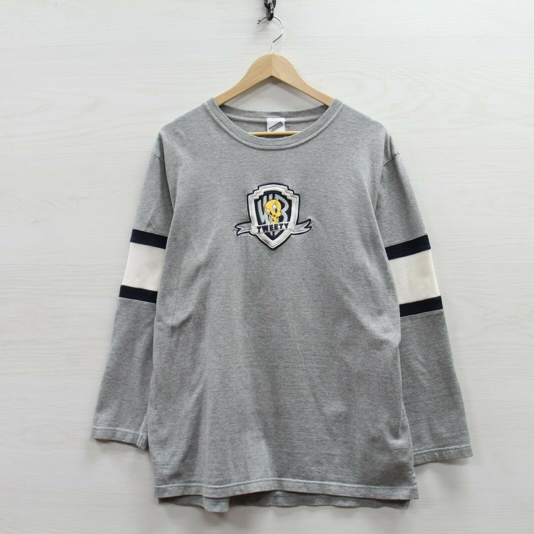 Vintage Tweety Bird Looney Tunes Sweatshirt Crewneck Medium 1999 90s Warner Bros