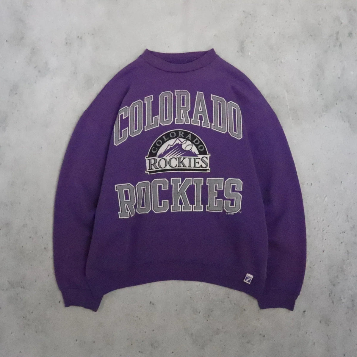 Vintage Colorado Rockies Logo 7 Crewneck Sweatshirt XL 1994 90s