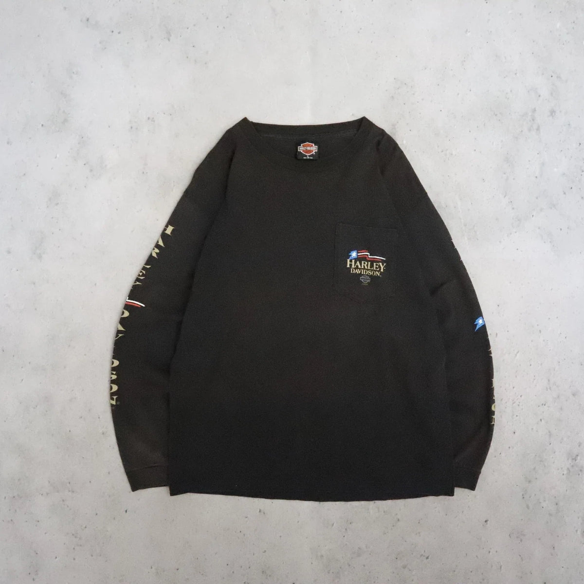 Vintage Harley Davidson Motorcycles Long Sleeve T-Shirt 90s