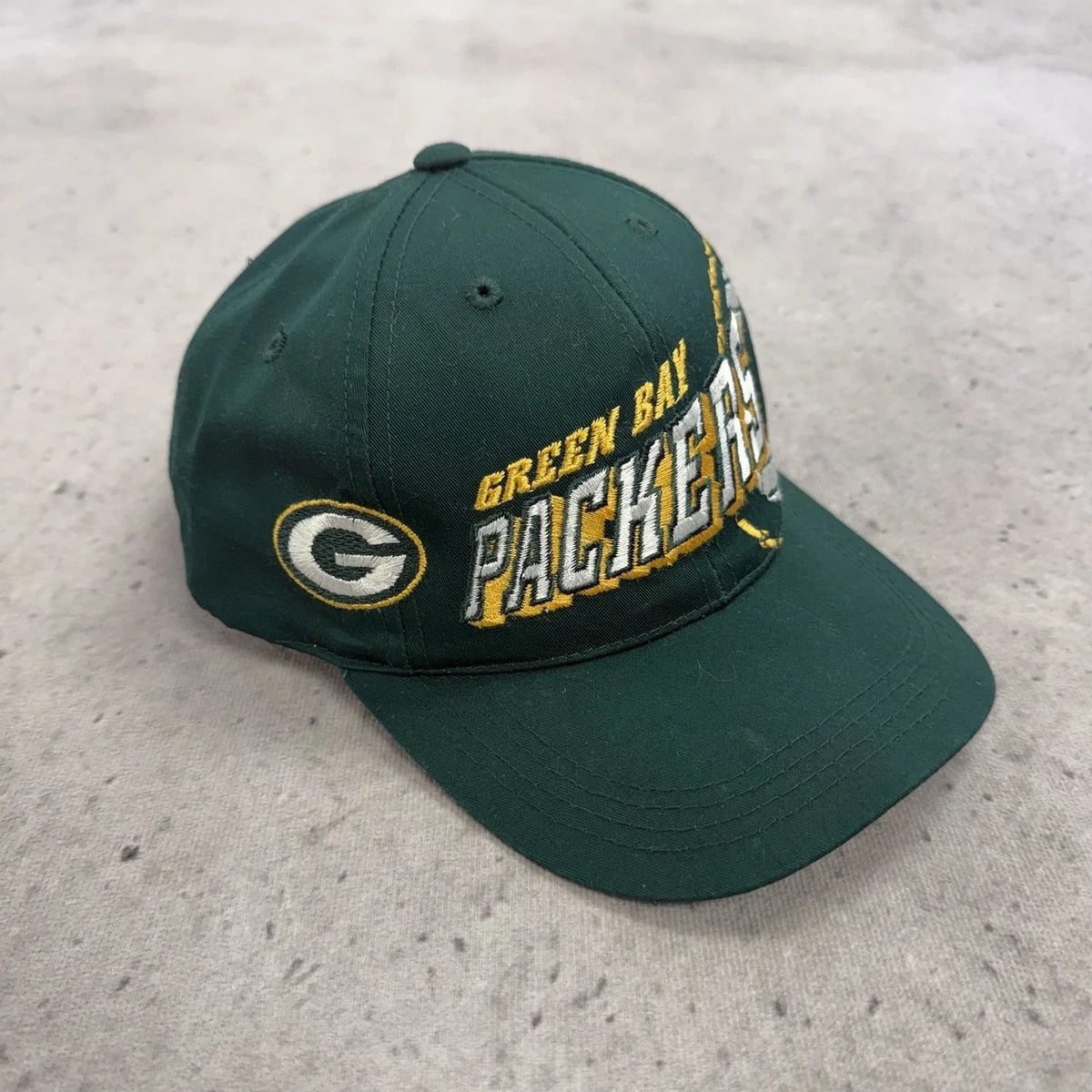 Vintage Green Bay Packers Grid Sports Specialties Snapback Hat