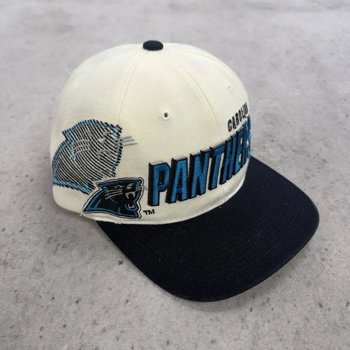 Vintage Carolina Panthers Wool Sports Specialties Snapback Hat Cap