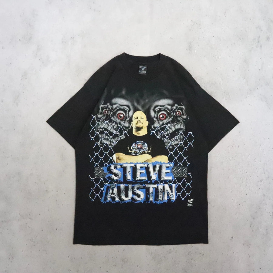 Vintage Stone Cold Steve Austin Wrestling T-Shirt WWE WWF