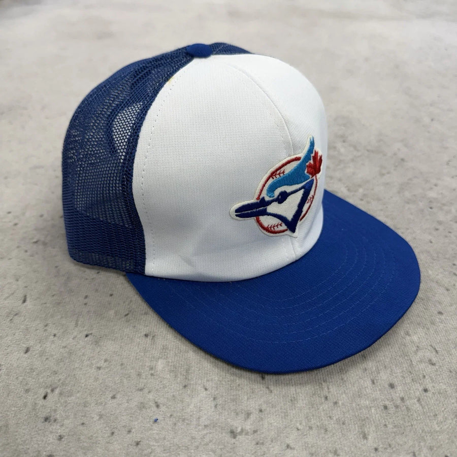 Vintage Toronto Blue Jays Ted Fletcher Trucker Snapback Hat Cap