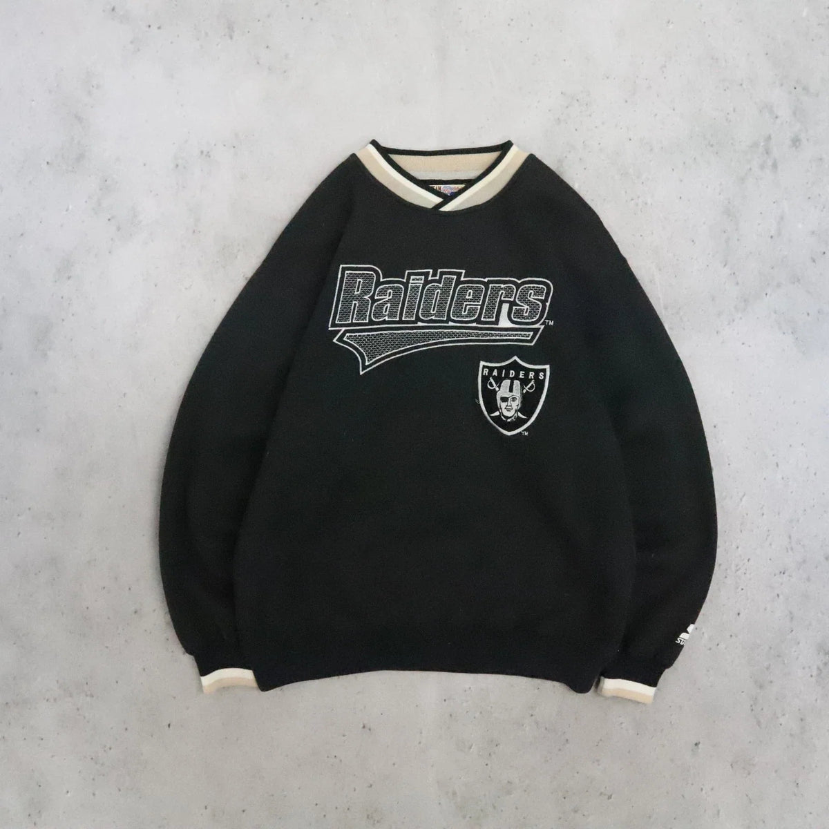 Vintage Los Angeles Oakland Raiders Starter Sweatshirt Crewneck Medium 90s