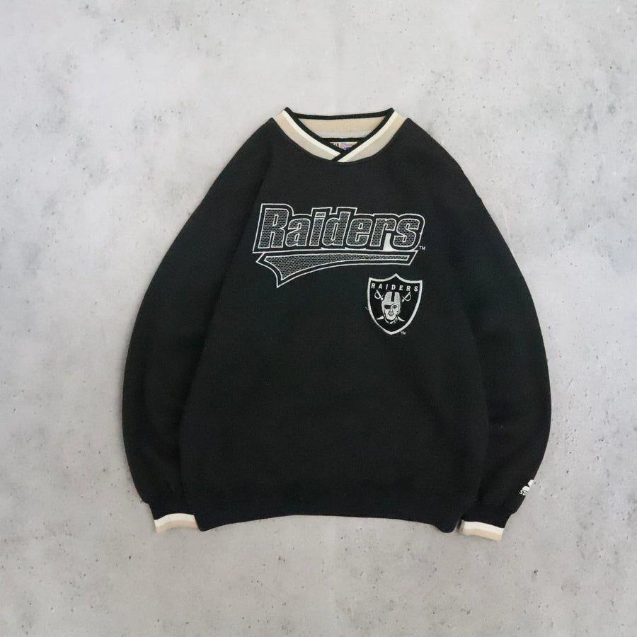 Vintage Los Angeles Oakland Raiders Starter Sweatshirt Crewneck Medium 90s