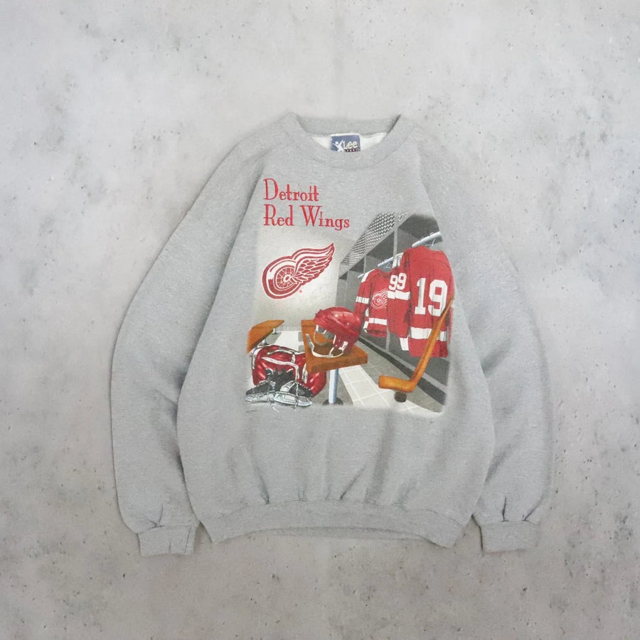Vintage Detroit Red Wings Lee Sport Sweatshirt Crewneck