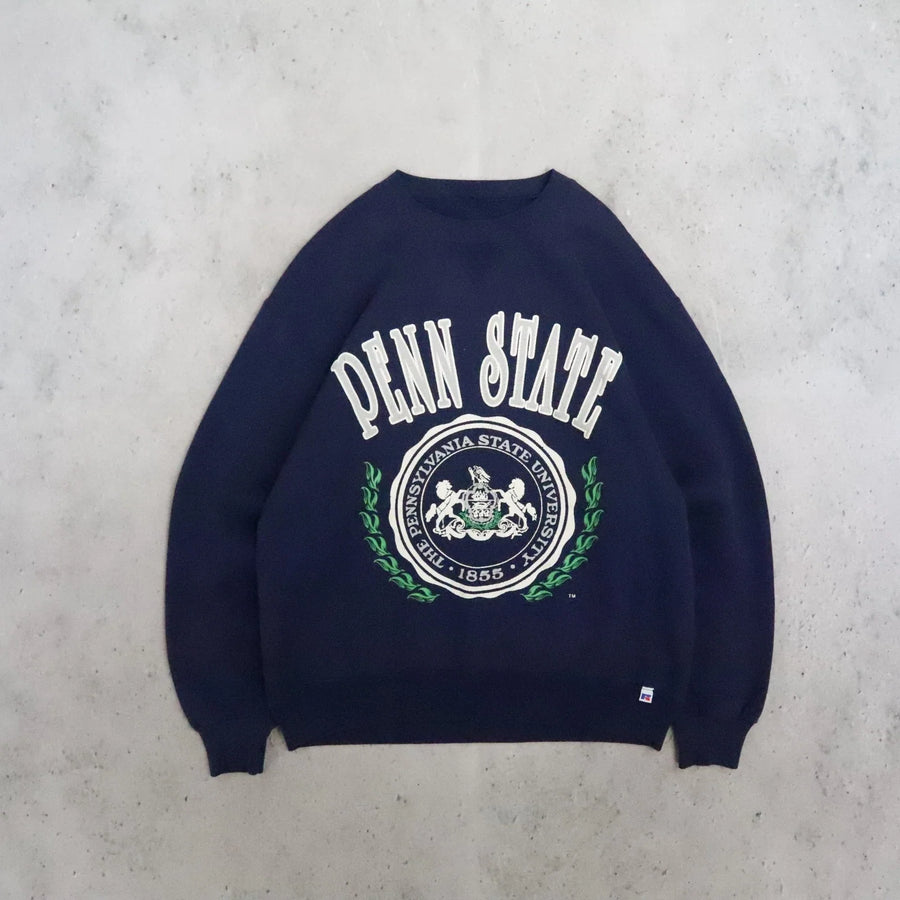 Vintage Penn State Nittany Lions Crest Crewneck Sweatshirt 90s