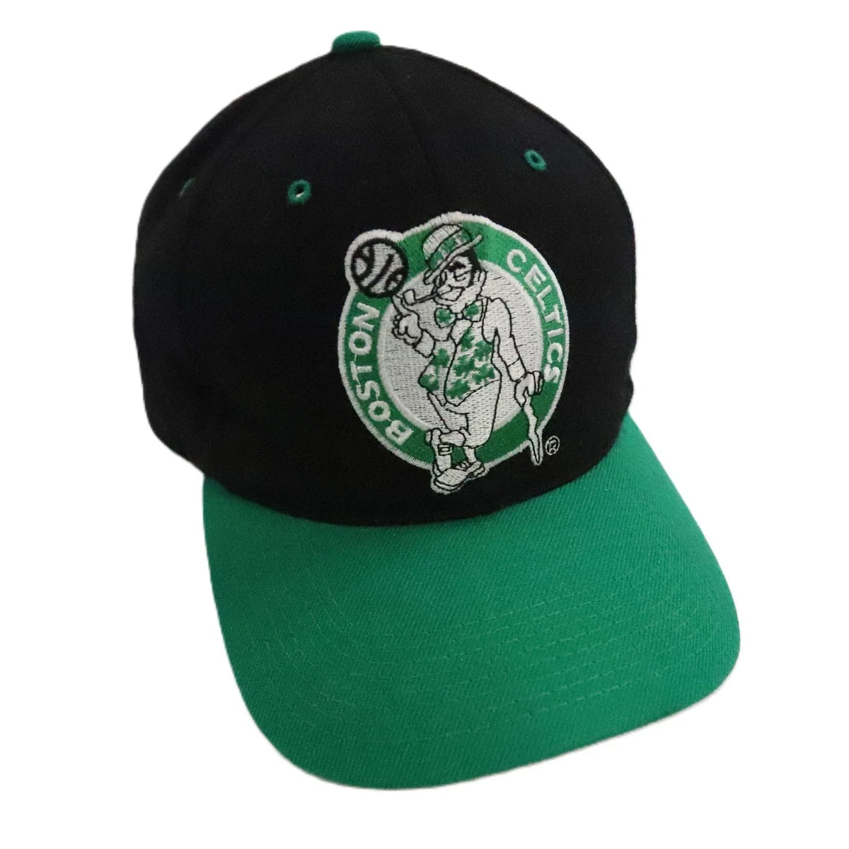 Vintage Boston Celtics Blockhead Snapback Hat