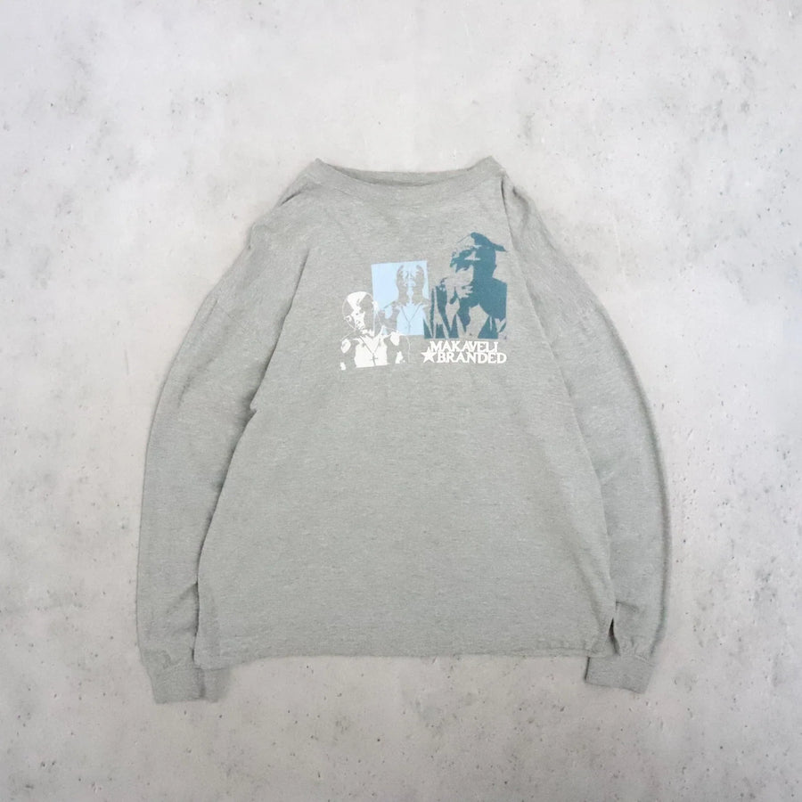 Vintage Tupac 2Pac Makaveli Long Sleeve T-Shirt Y2K