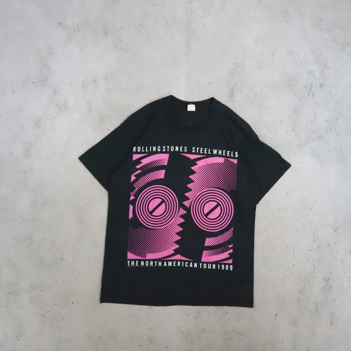 Vintage Rolling Stones North American Tour Band T-Shirt 1989 80s