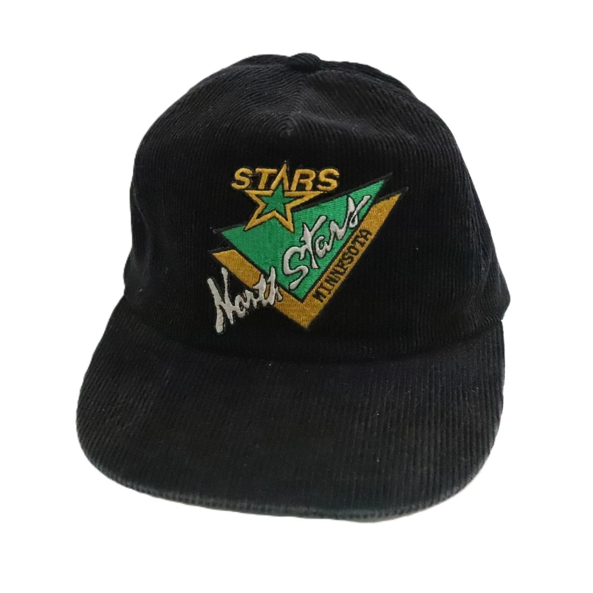 Vintage Minnesota North Stars Corduroy Snapback Hat