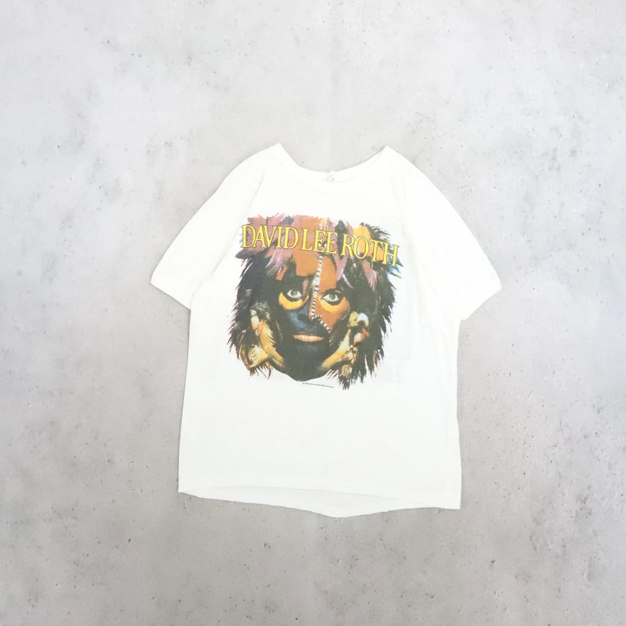 Vintage David Lee Roth World Tour Music T-Shirt 1986 80s