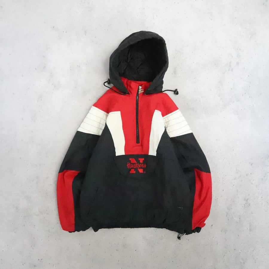Vintage Nebraska Cornhuskers Starter Puffer Jacket