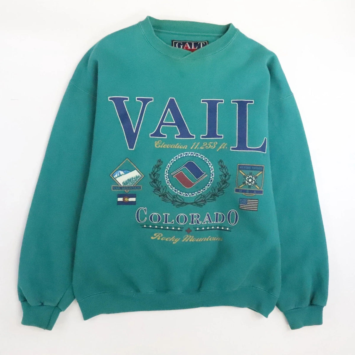 Vintage Vale Colorado Ski Mountain Sweatshirt 90s