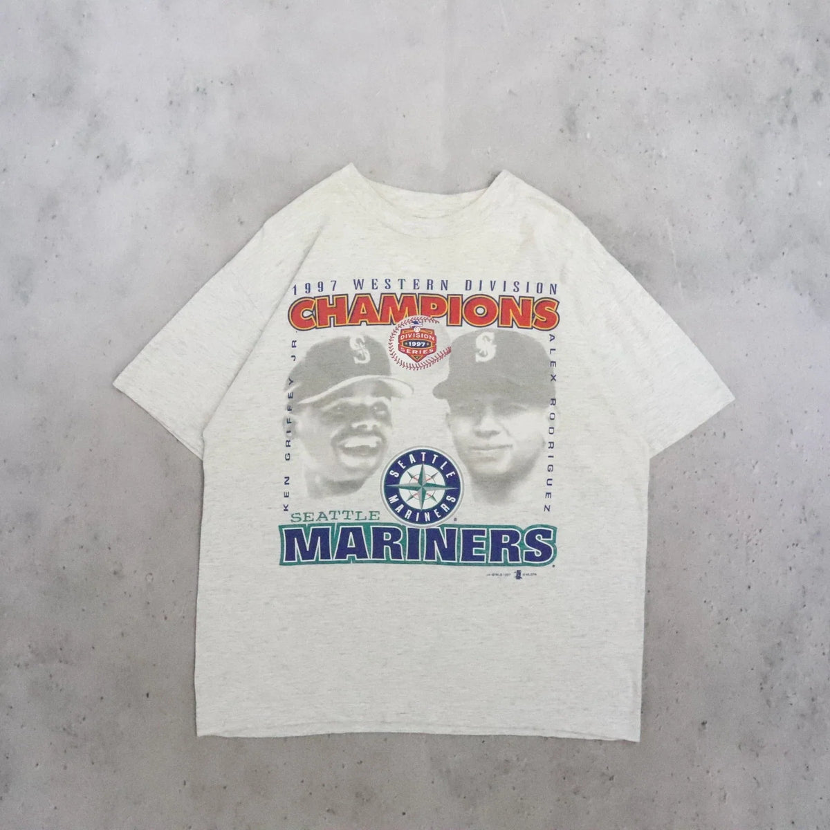 Vintage Seattle Mariners Ken Griffey Alex Rodriguez T-Shirt 90s