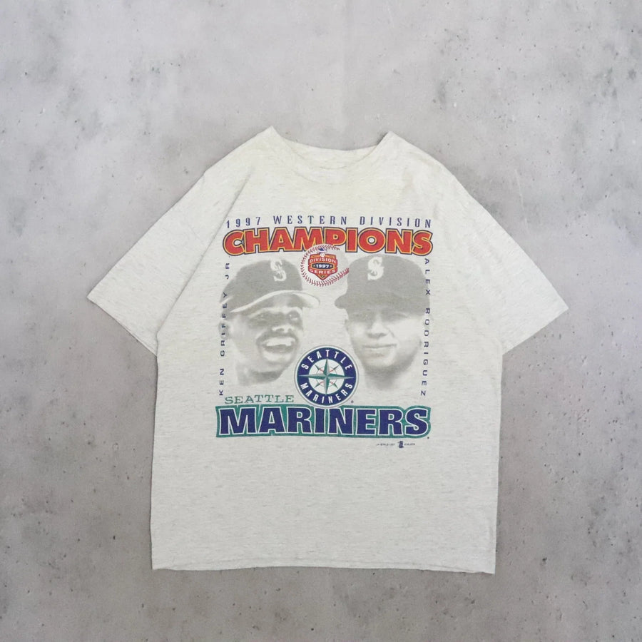 Vintage Seattle Mariners Ken Griffey Alex Rodriguez T-Shirt 90s