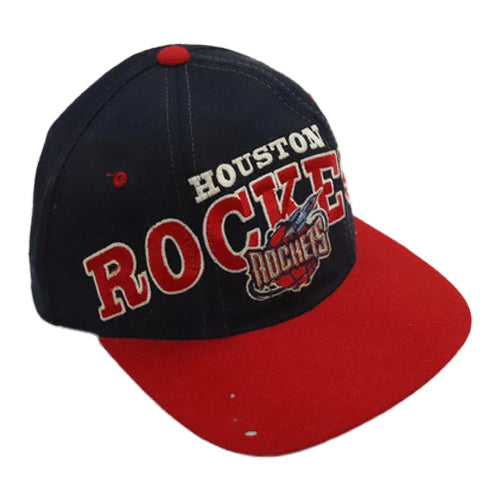 Vintage Houston Rockets Wool Starter Snapback Hat Cap