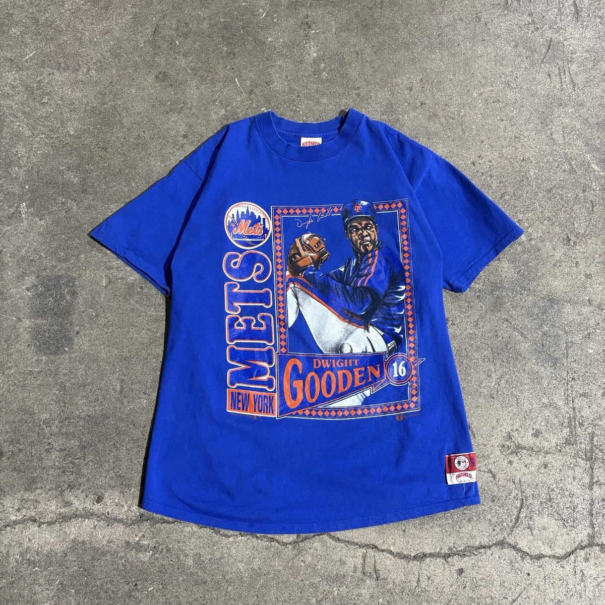 Vintage New York Mets Dwight Gooden Nutmeg T-Shirt