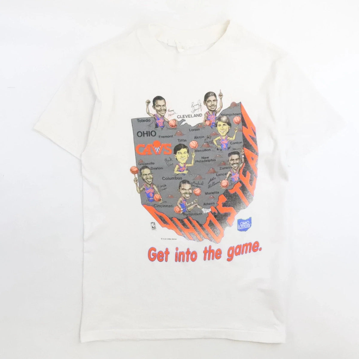 Vintage Cleveland Cavaliers Ohio's Team Caricature T-Shirt