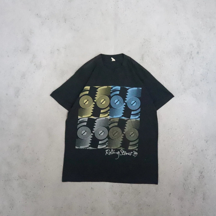 Vintage Rolling Stones Band T-Shirt 1989 80s