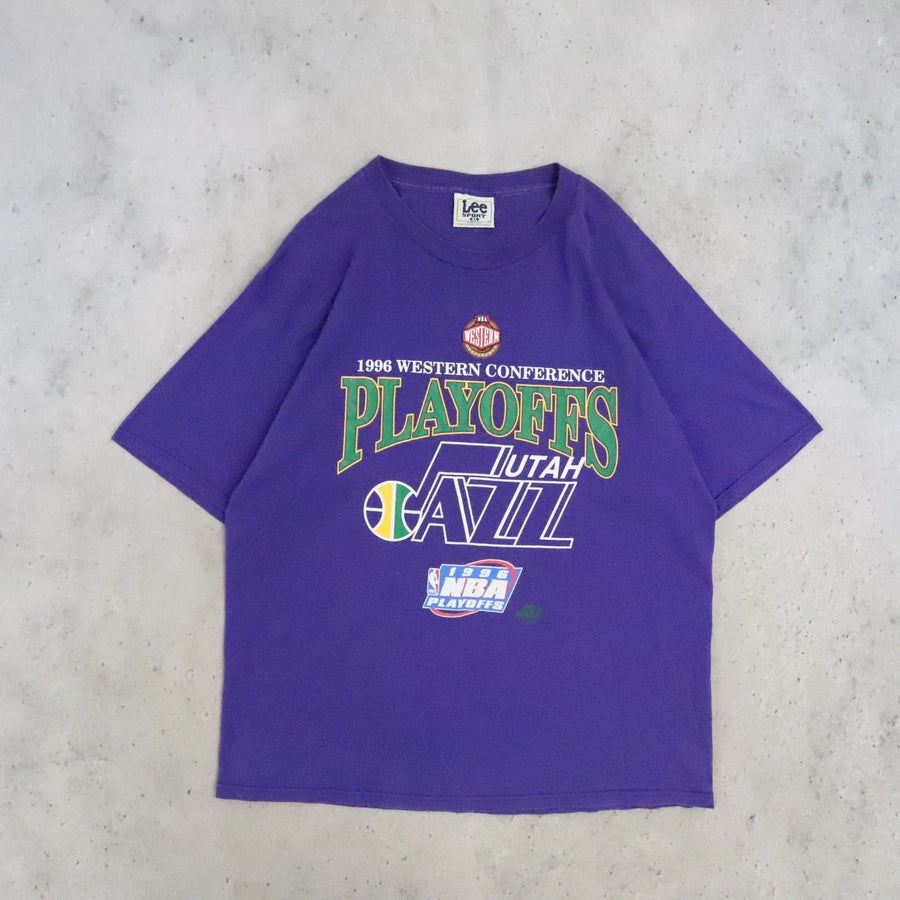 Utah Jazz 1996 Playoffs Lee Sport T-Shirt