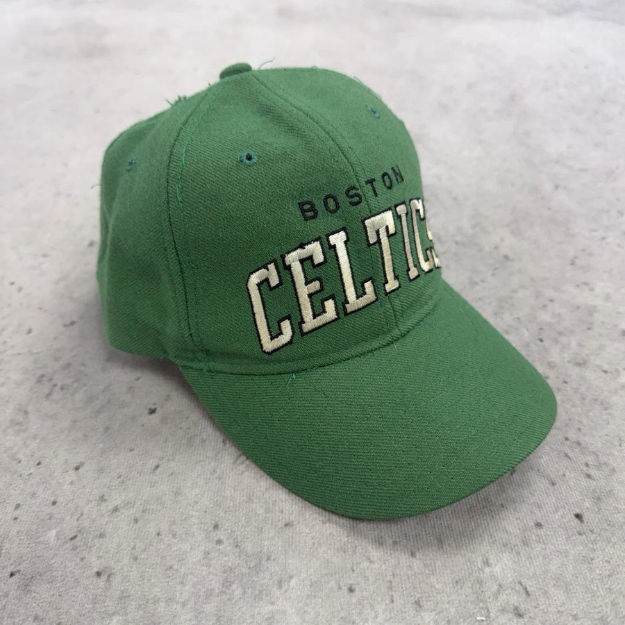 Vintage Boston Celtics Starter Wool Snapback Hat Cap