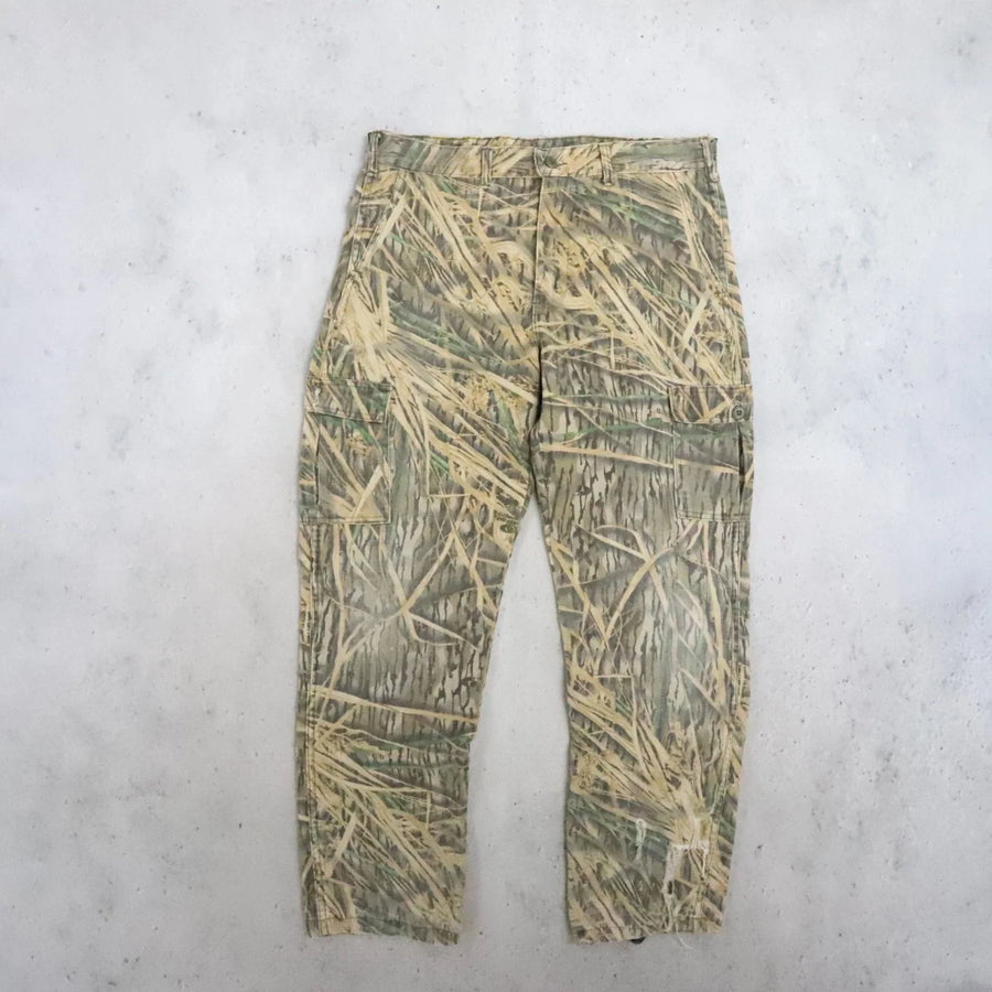 Vintage Mossy Oak Grass Camo Cargo Pants