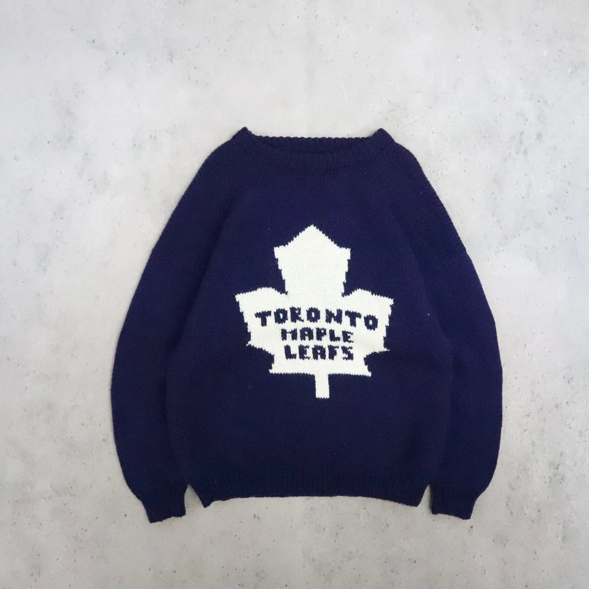 Vintage Toronto Maple Leafs Wool Knit Crewneck Sweater