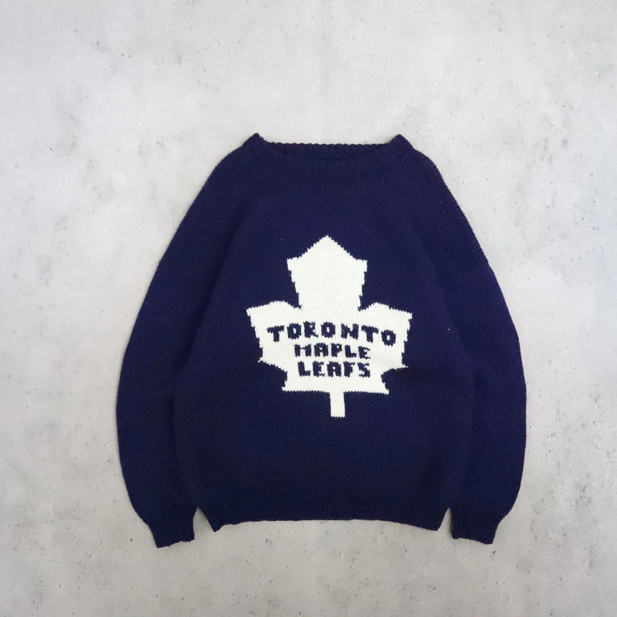 Vintage Toronto Maple Leafs Wool Knit Crewneck Sweater