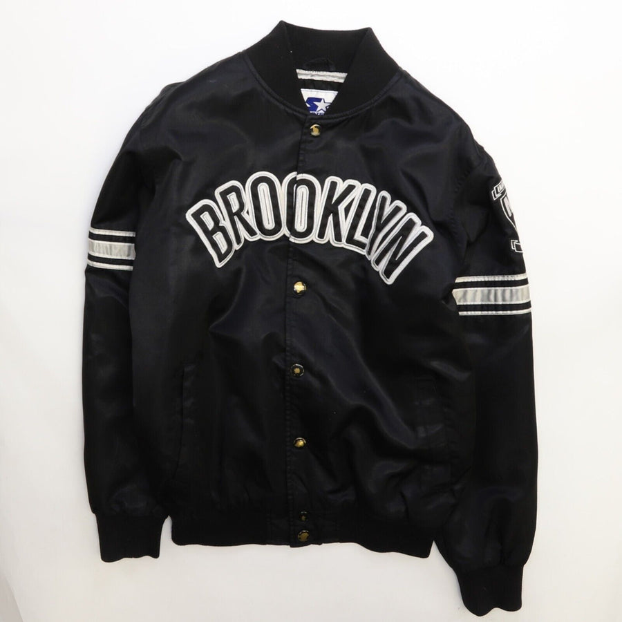 Brooklyn Nets Starter Satin Bomber Jacket Inaugural Season