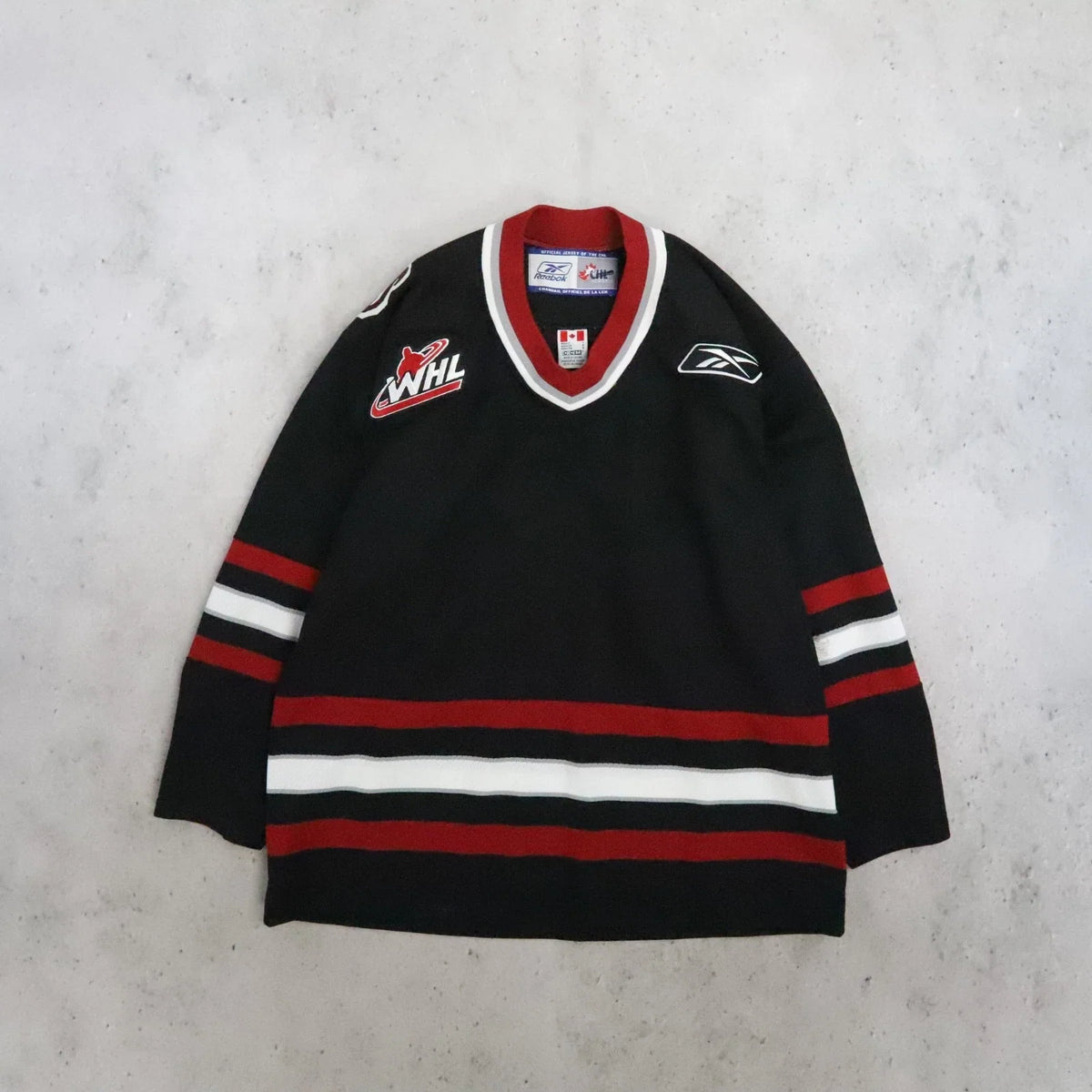 Vintage Red Deer Rebels Blank Practice Reebok Hockey Jersey CHL WHL