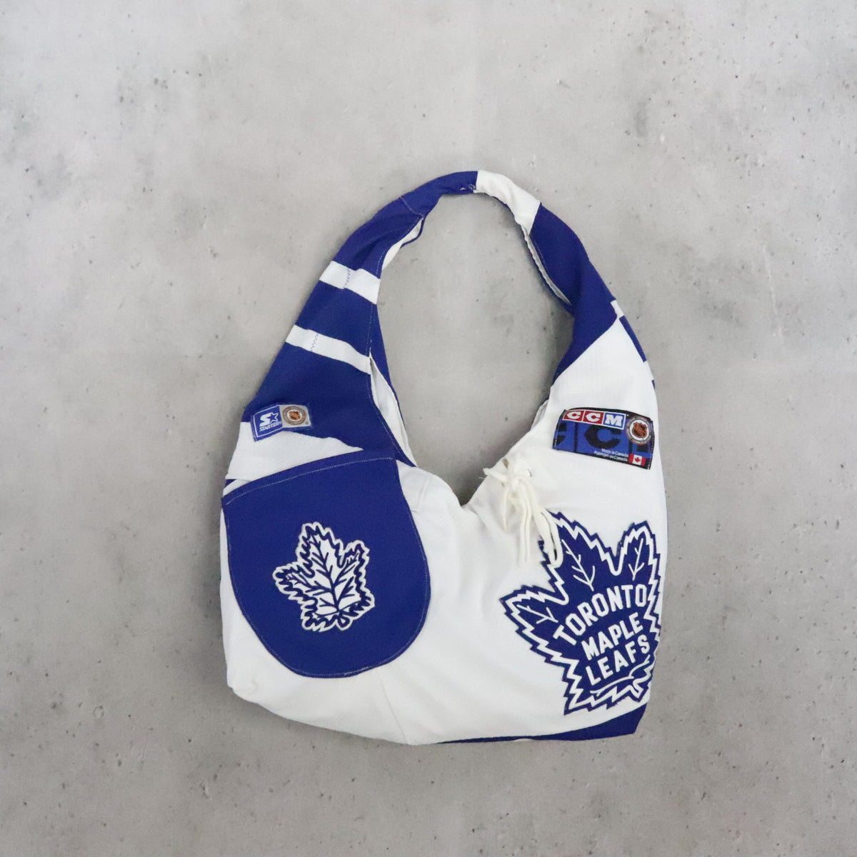 Reworked Toronto Maple Leafs Hobo Bag