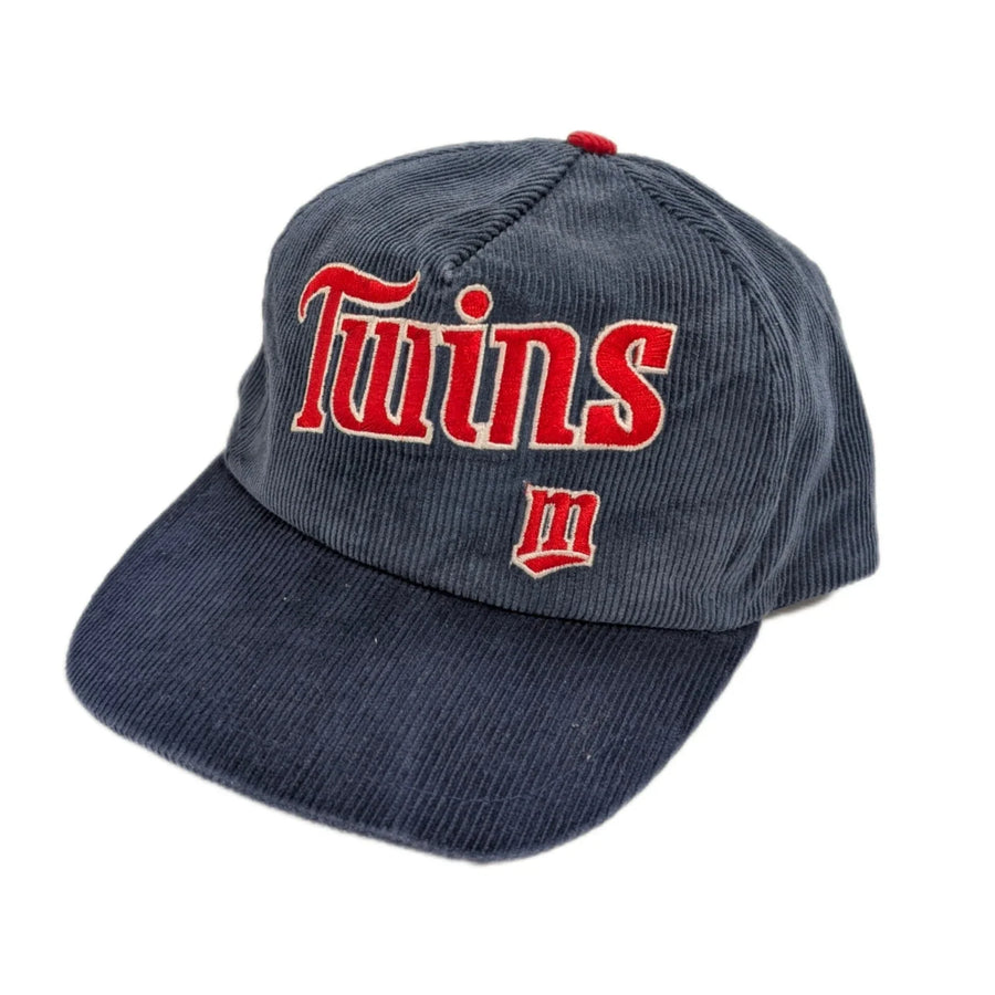Vintage Minnesota Twins Corduroy Snapback Hat