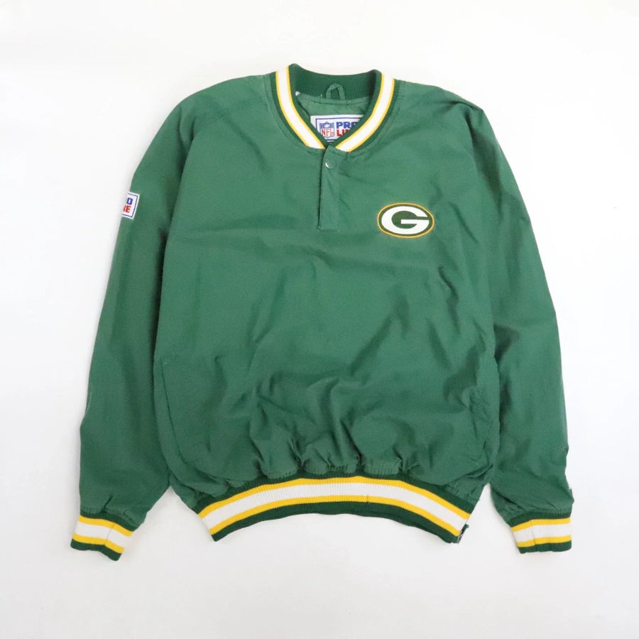 Vintage Green Bay Packers Starter Pullover Windbreaker Jacket Medium