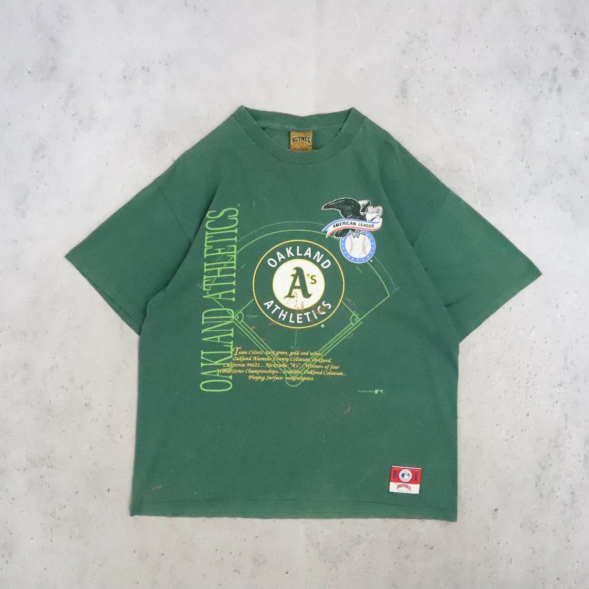 Vintage Oakland Athletics Nutmeg T-Shirt 90s