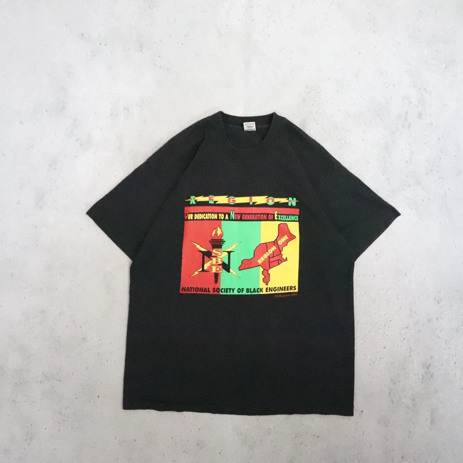 Vintage National Society Black Engineers T-Shirt 90s