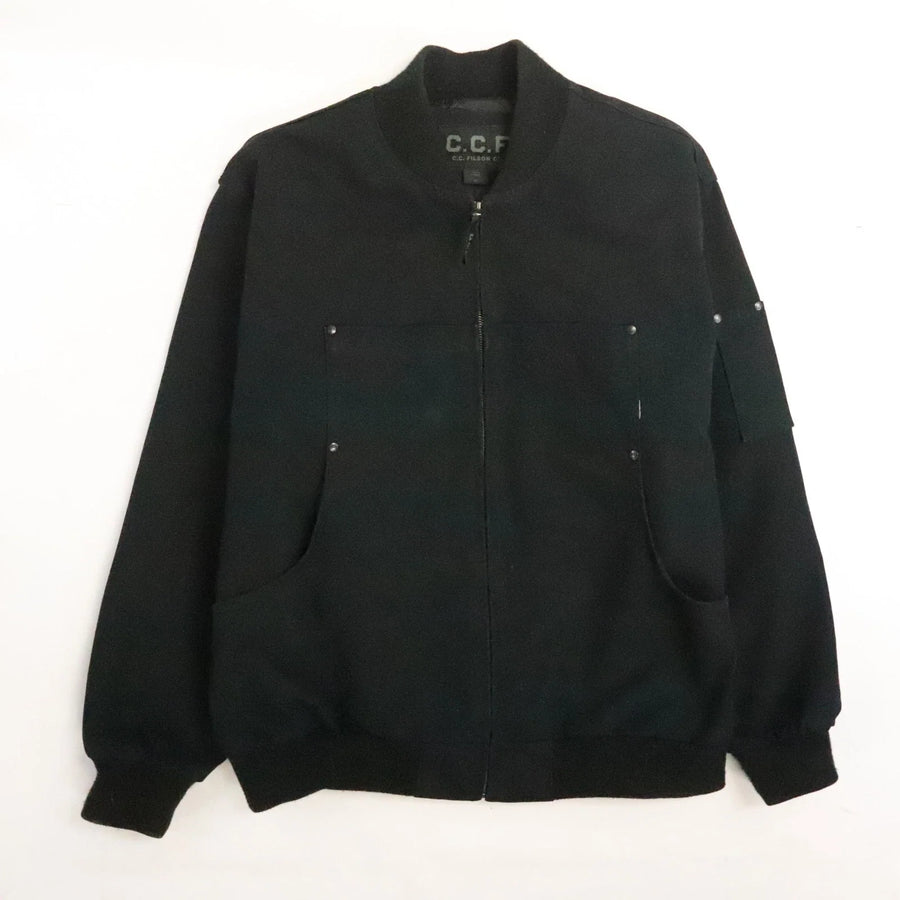 C.C. Filson Bomber Work Jacket Black CCF