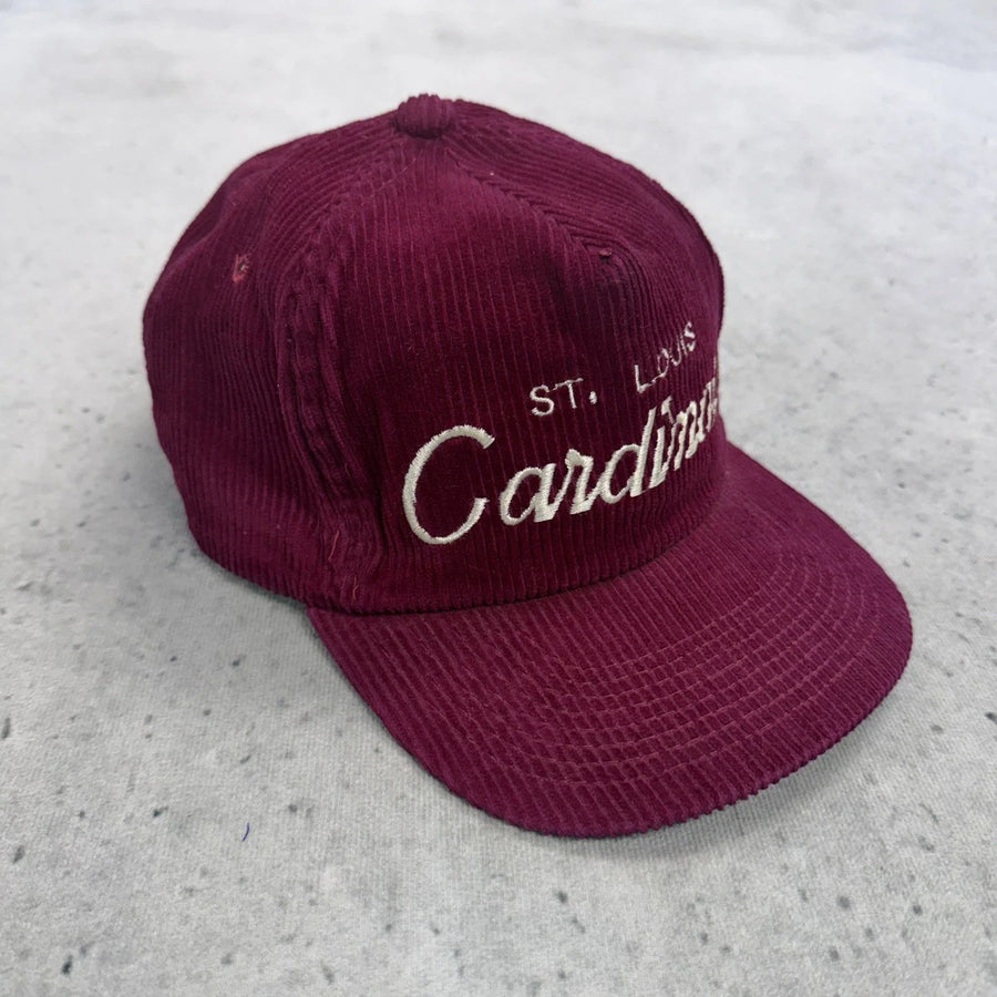 Vintage St. Louis Cardinals Sports Specialties Corduroy Snapback Hat