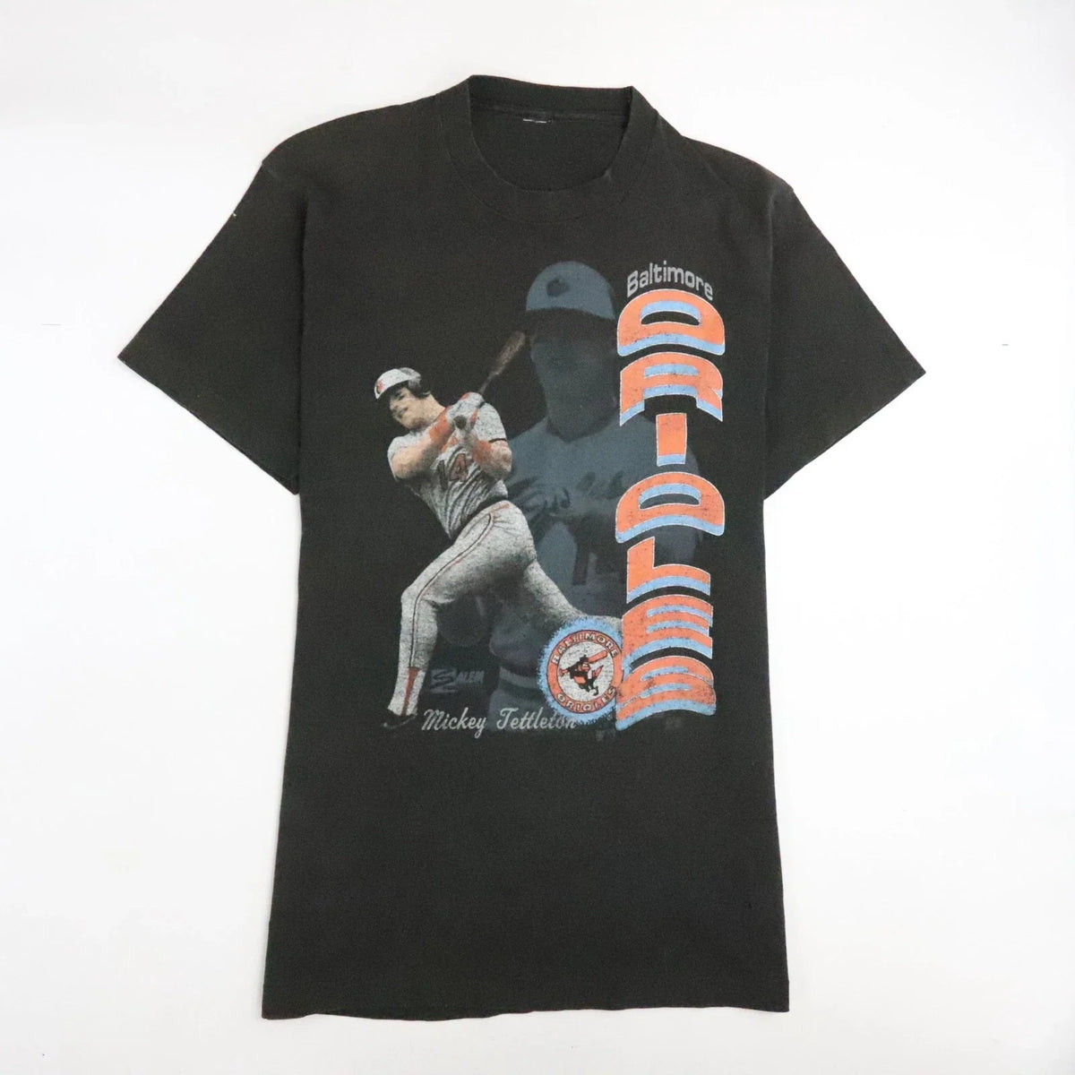 Vintage Mickey Tettleton Baltimore Orioles T-Shirt 1990 90s