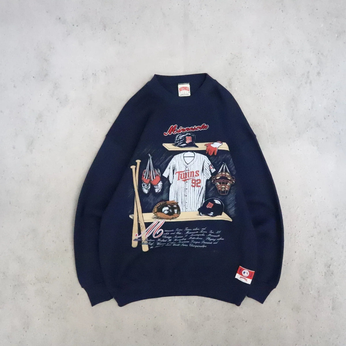 Vintage Minnesota Twins Nutmeg Crewneck Sweatshirt