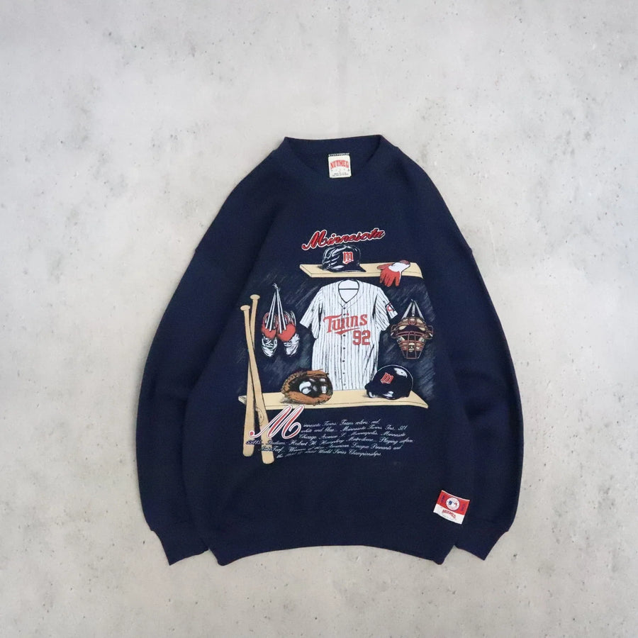 Vintage Minnesota Twins Nutmeg Crewneck Sweatshirt