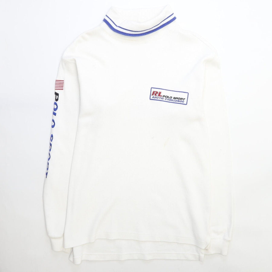 Vintage Polo Sport Ralph Lauren Arctic Challenge Turtleneck Sweatshirt Small