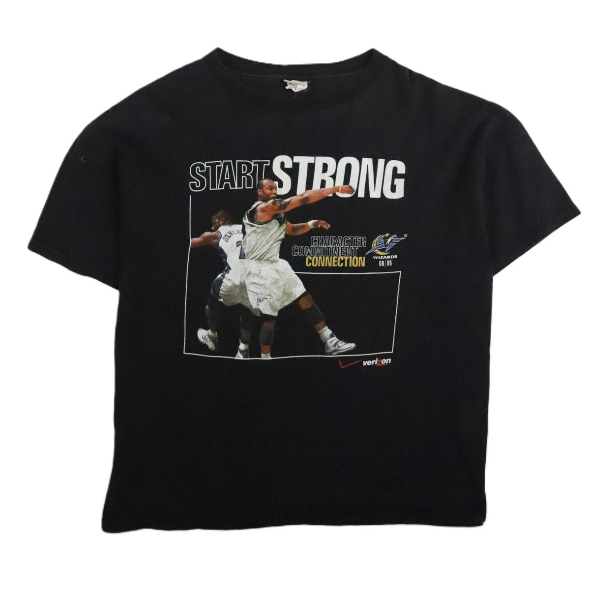 Vintage Washington Wizards Start Strong T-Shirt Caron Butler